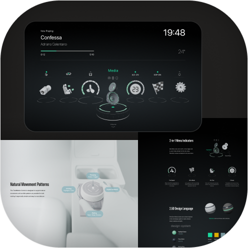 Car Interface Concept Mockup Thumbnail